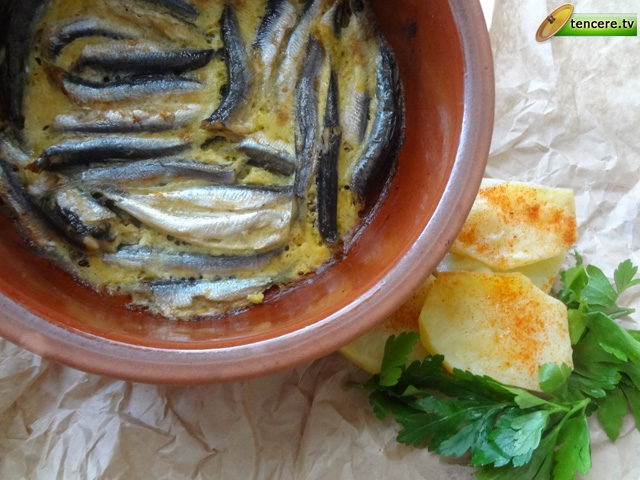 Fırında Yumurtalı Hamsi tarifi