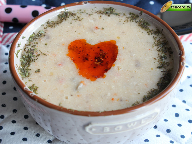 Sütlü Kerevizli Kış Çorbası tarifi