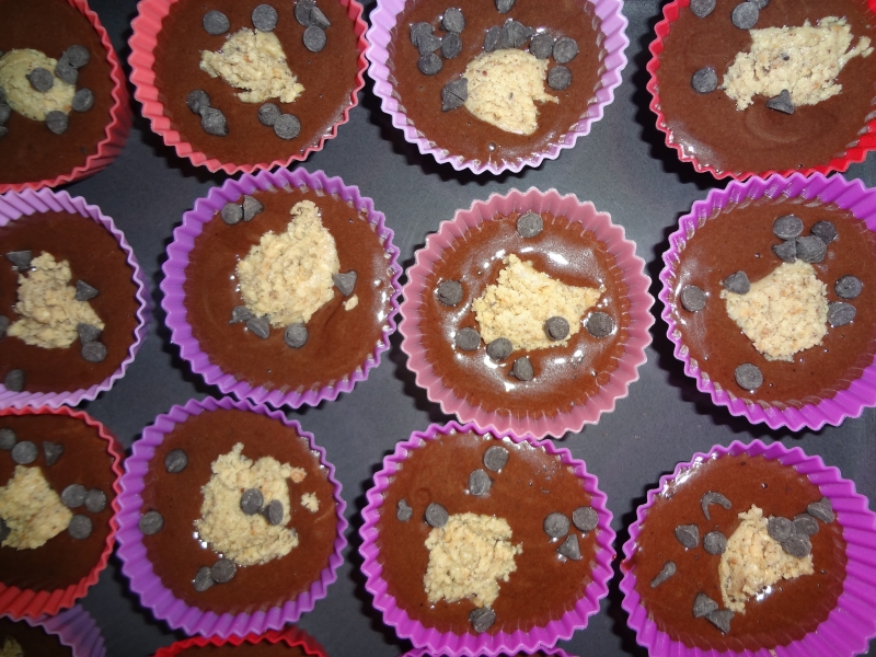 Çikolatalı Fındık Ezmeli Muffin - Resim : 4